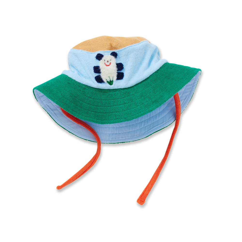 Zoo Crew Blue | Terry Kids Sun Hat