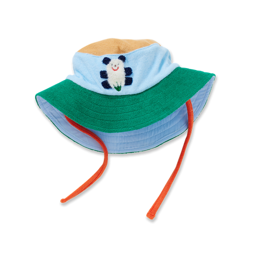 Zoo Crew Blue | Terry Kids Sun Hat