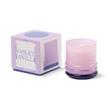 Stacked Glass Candle | Violet & Vanilla