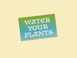 Vinyl Magnet | Water Your Plants