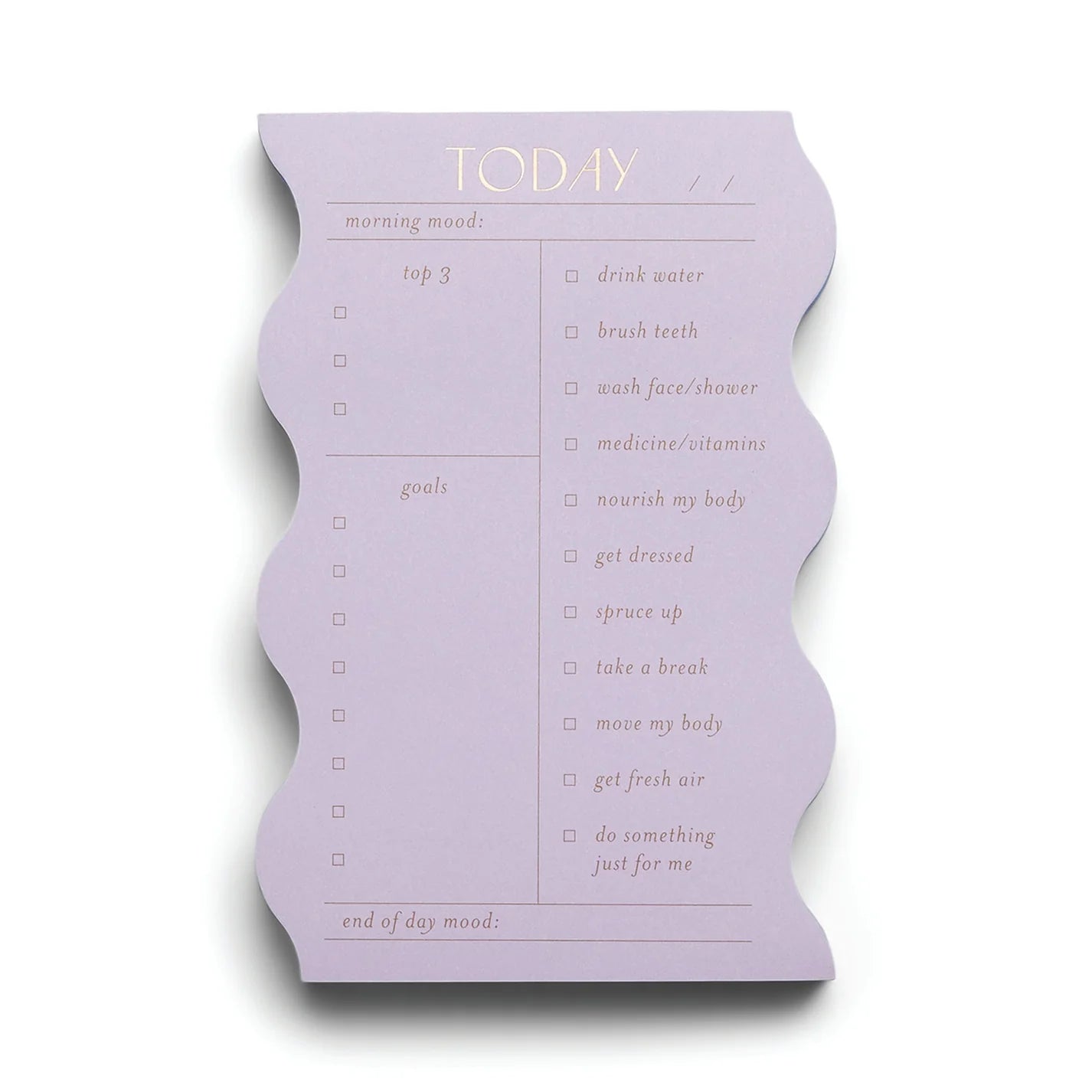 Wavy Daily Notes | More Colours Available