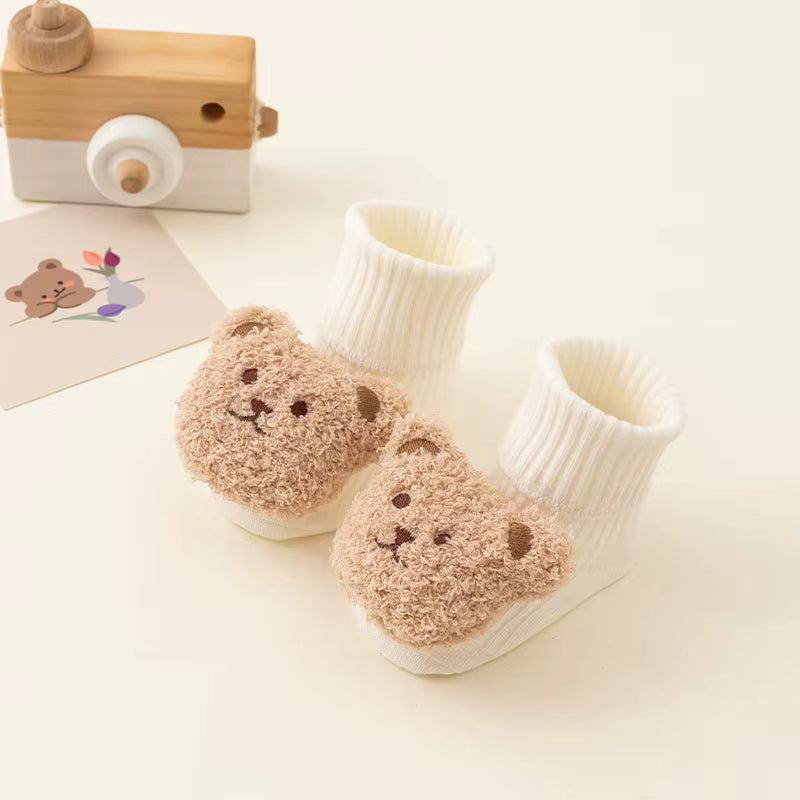 Teddy Bear Baby Socks | Various Colours
