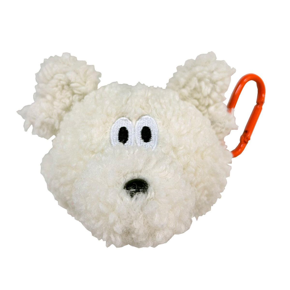 Fluffy Mini Dog Coin Pouch | Brown & White