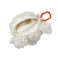 Fluffy Mini Dog Coin Pouch | Brown & White