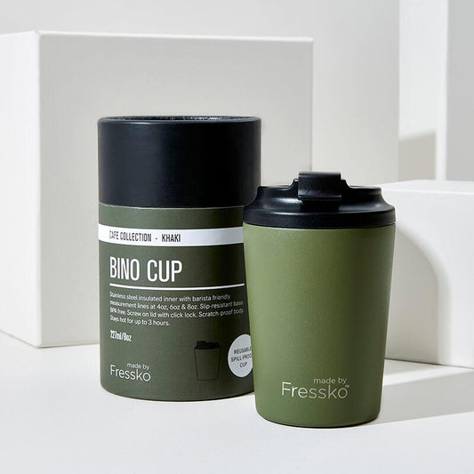 Reusable Cup - Bino 8oz | Khaki