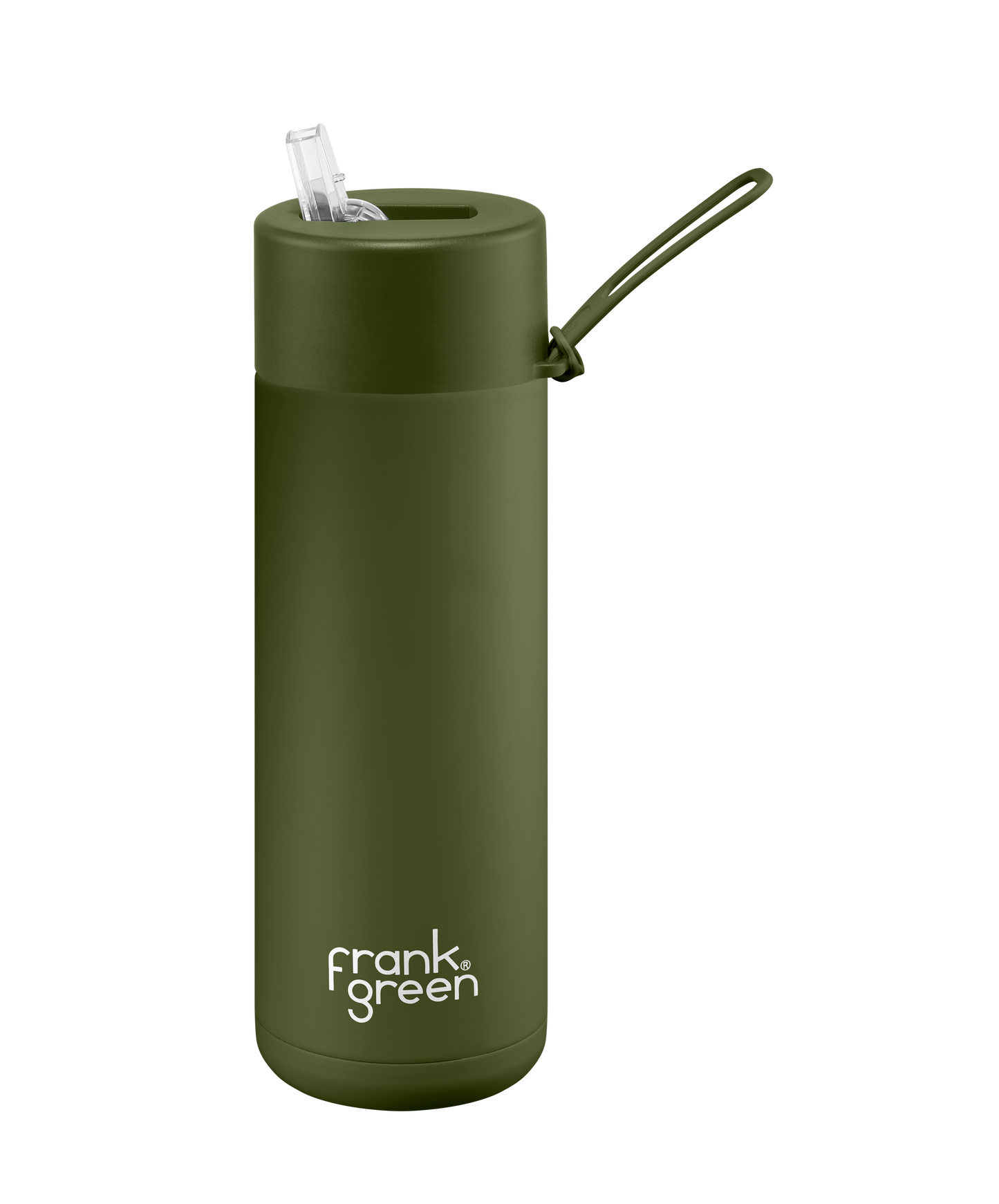 Ceramic Bottle Straw Lid | 20oz Khaki