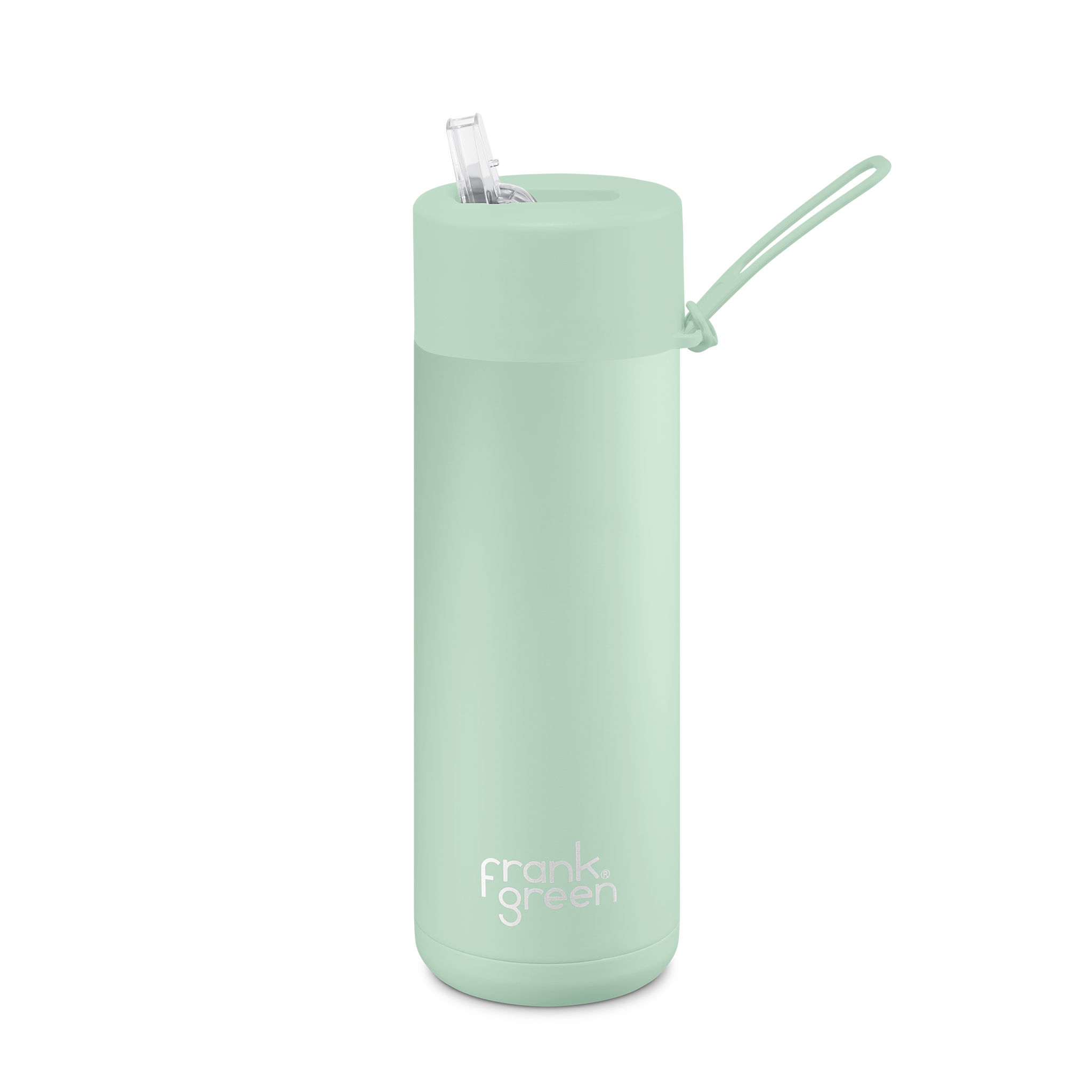 Ceramic Bottle Straw Lid | 20oz Mint Gelato