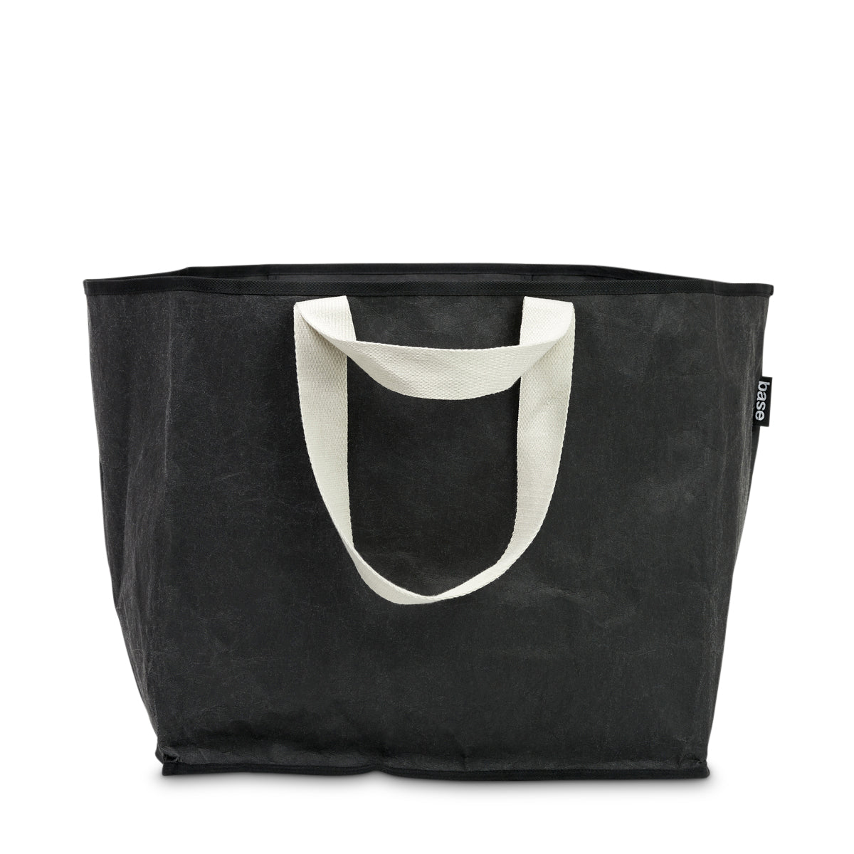 Big Base Paper Bag | Washed Black