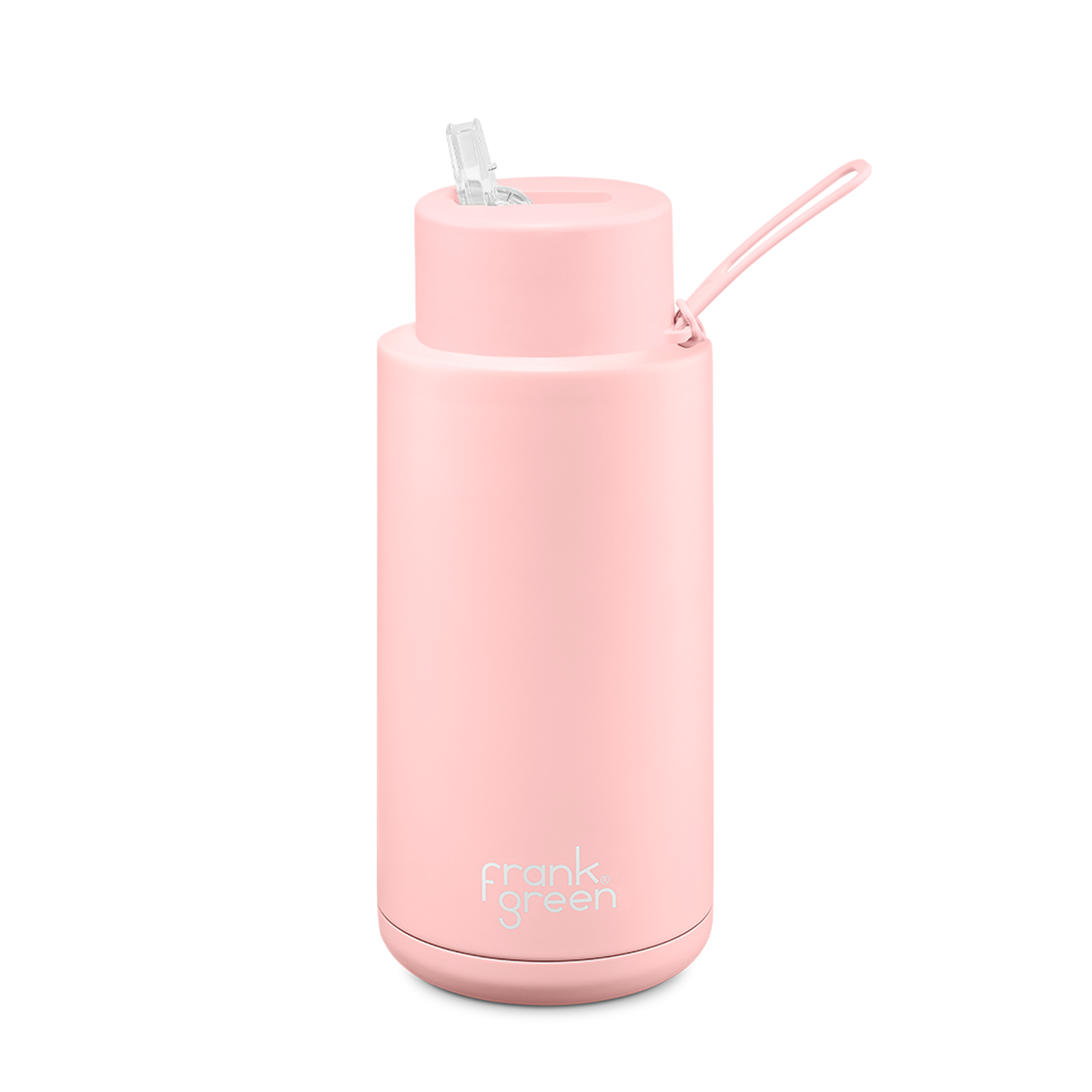 Ceramic Bottle Straw Lid | 34oz Blushed