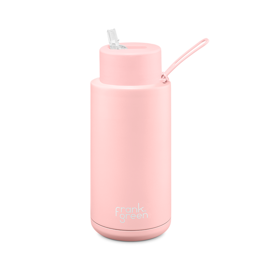 Ceramic Bottle Straw Lid | 20oz Blushed