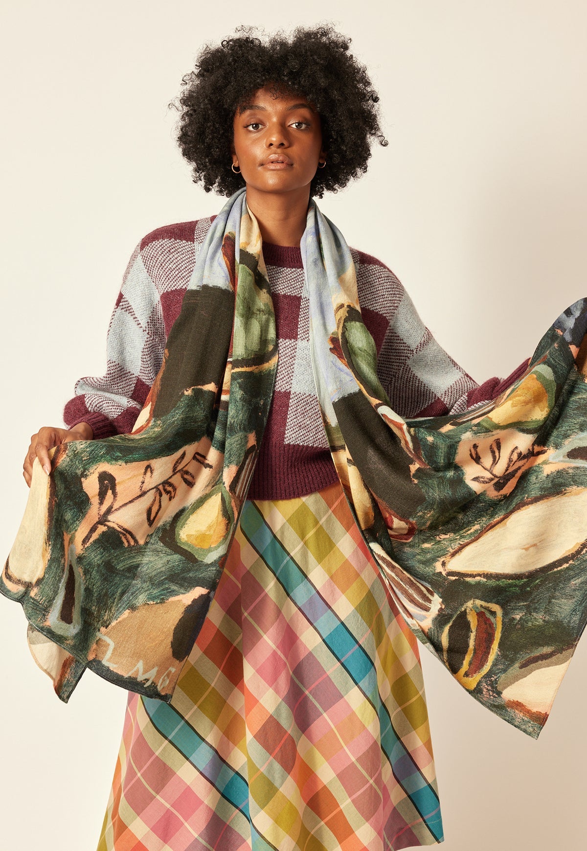 Wool Long Scarf