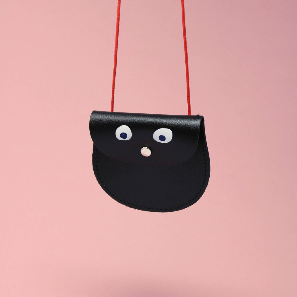 Googly Eye Pocket Money Purse | Black