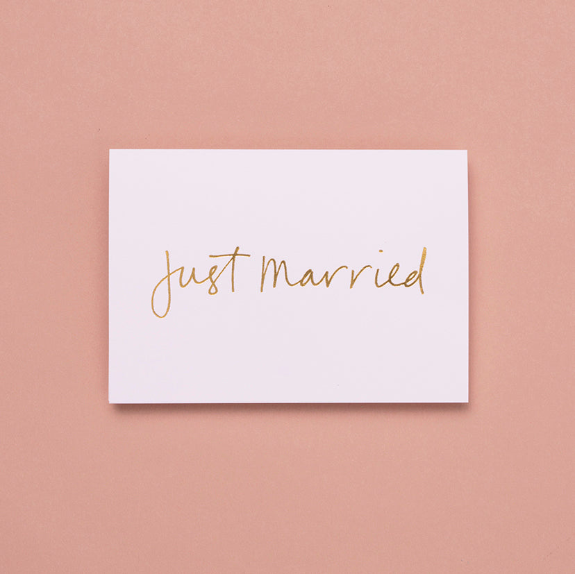 Just Married | Pristine White
