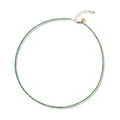 Silver & Aventurine Empower Gem Necklace | Balance