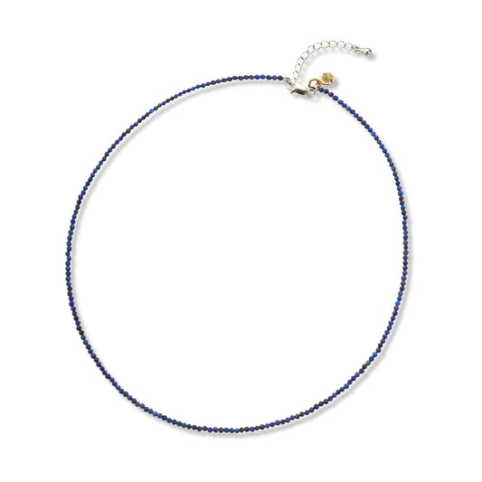 Silver & Lapis Lazuli Empower Gem Necklace | Creativity