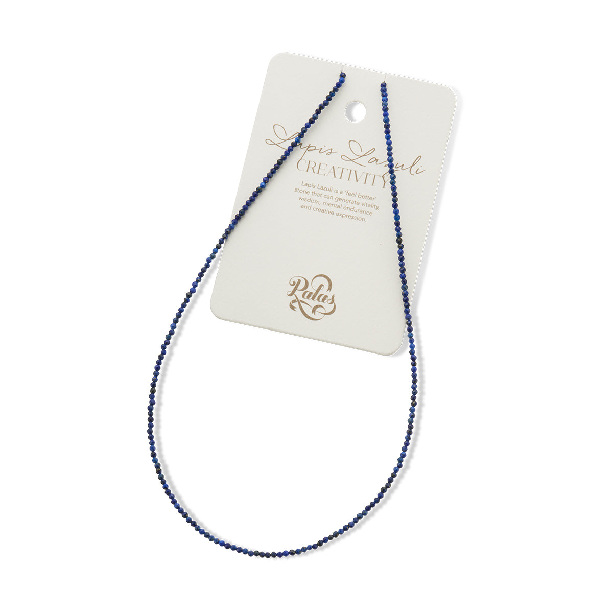 Silver & Lapis Lazuli Empower Gem Necklace | Creativity