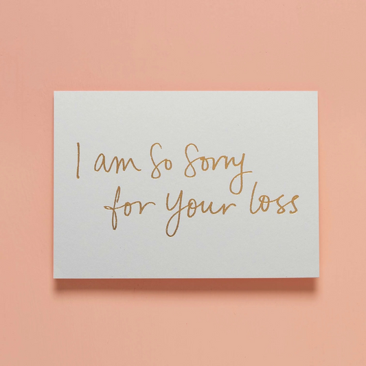 I am so sorry for you loss | Blue