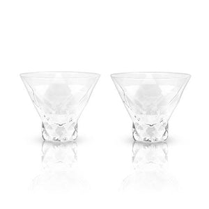 Raye: Gem Crystal Martini Glasses | Set of 2
