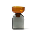 Two Tone Vase | Amber + Grey