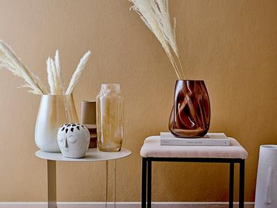 Cleo Vase | Brown Glass