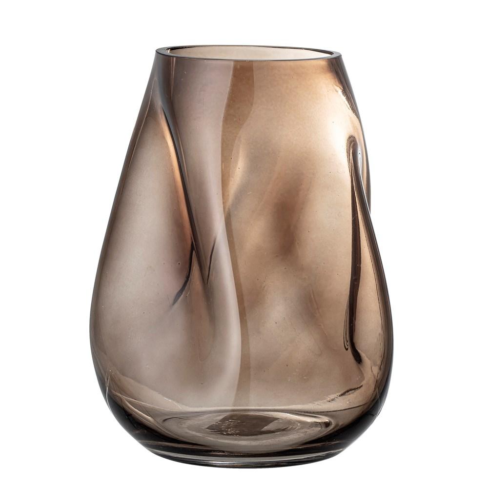 Cleo Vase | Brown Glass