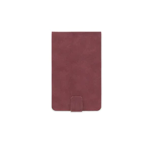 Vegan Leather Jotter Notepad / Burgundy