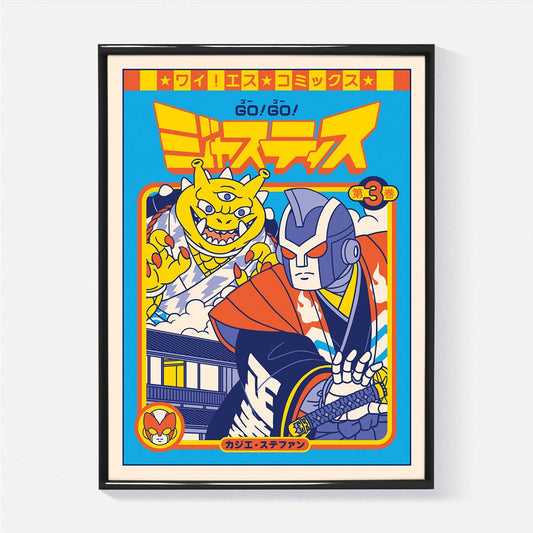 “Go! Go! Justice - vol.3" Poster | 21 x 29.7 cm (A4)