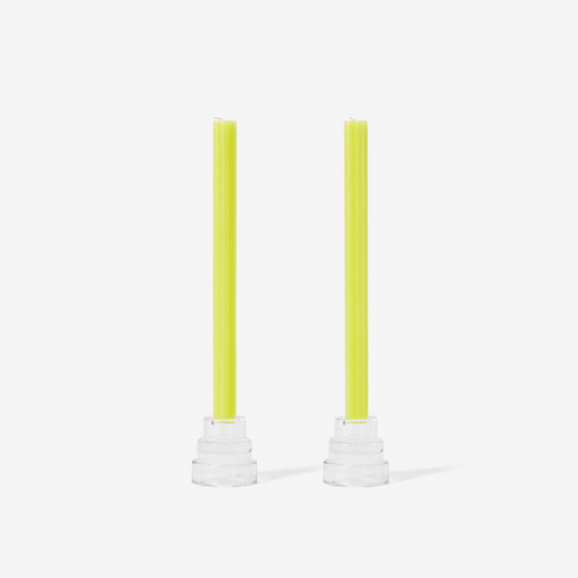 Dusen Dusen Candles Yellow | Set of 2