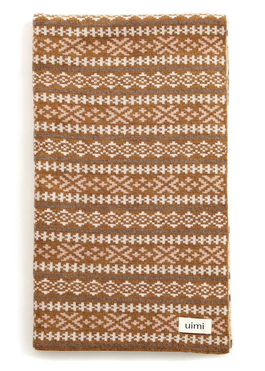 Merino Blanket Alice Nutmeg