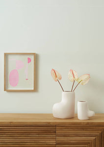 Art Form Vase Large | Blush