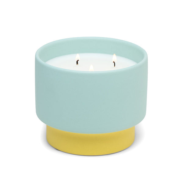 Colour Block Candle 16oz | Minty Verde