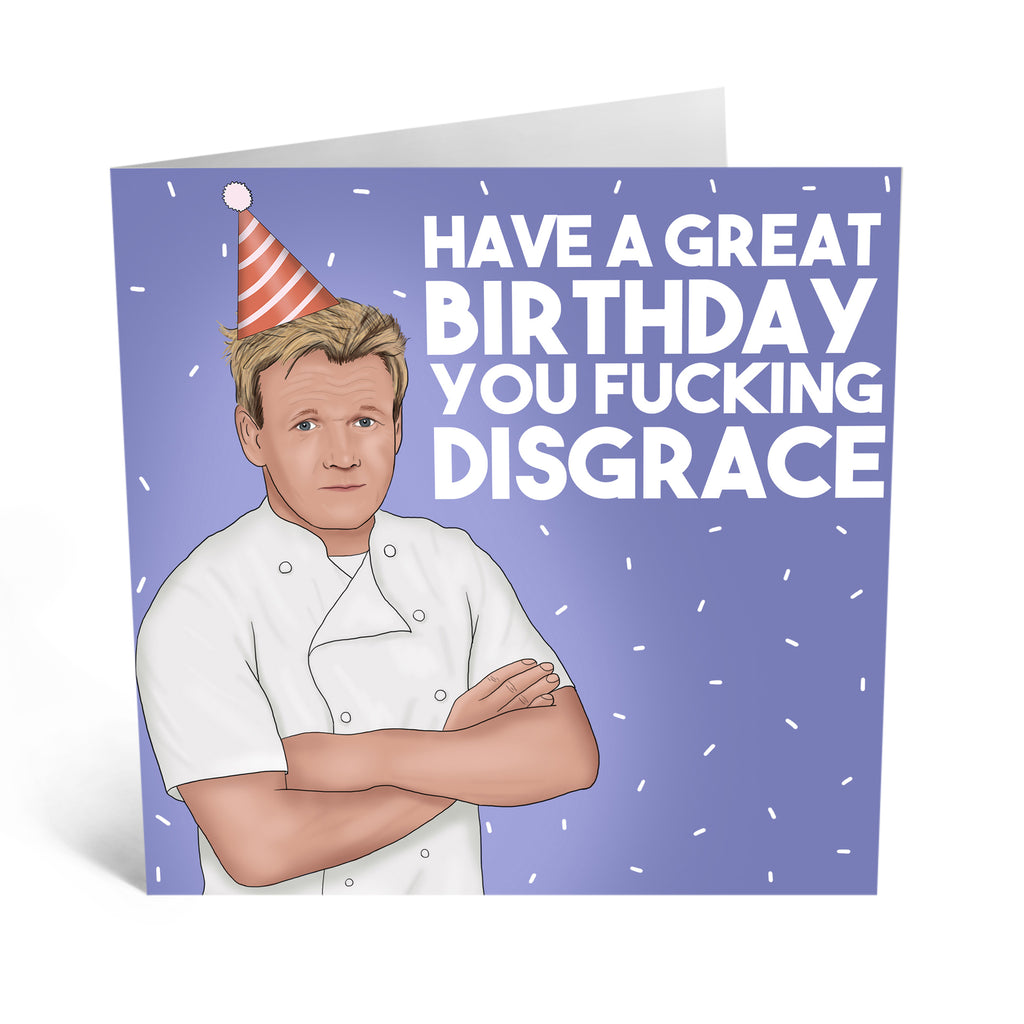 Gordon Ramsay Birthday Disgrace
