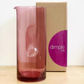 Dimple Carafe / Jug - Plum