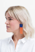 Gnistra Drop Earring Blue / Rust