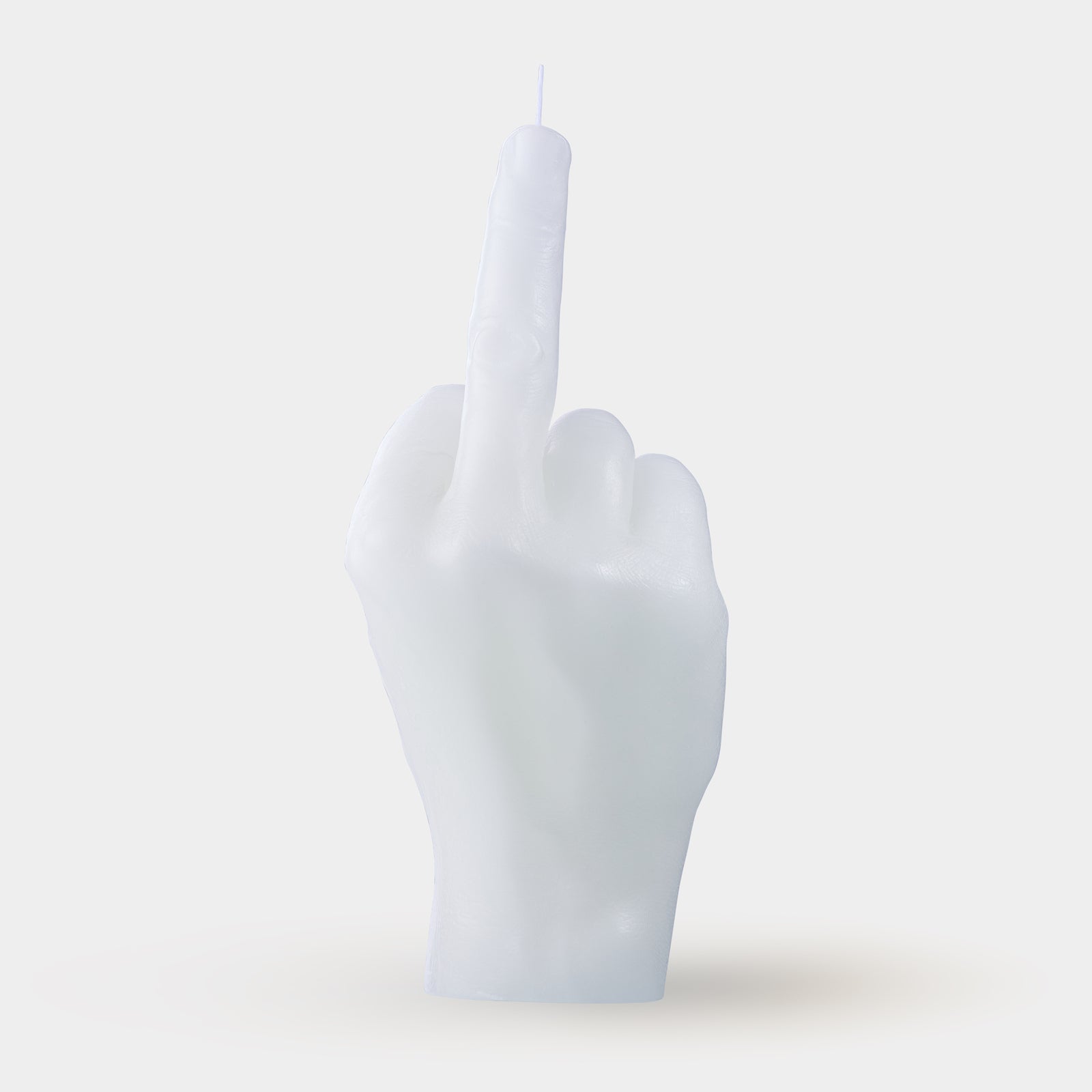 F*ck You Hand Gesture Candle | White