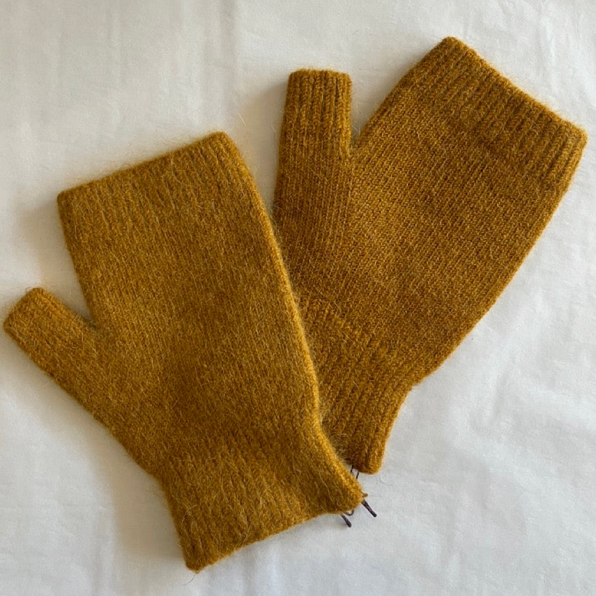 Cuffed Fingerless Gloves | Short | More Colours Available