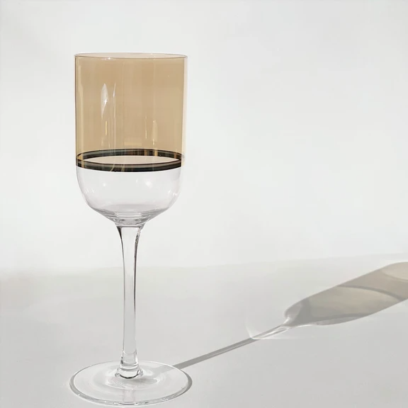 Gilda Wine Glass | Amber Set Of Two