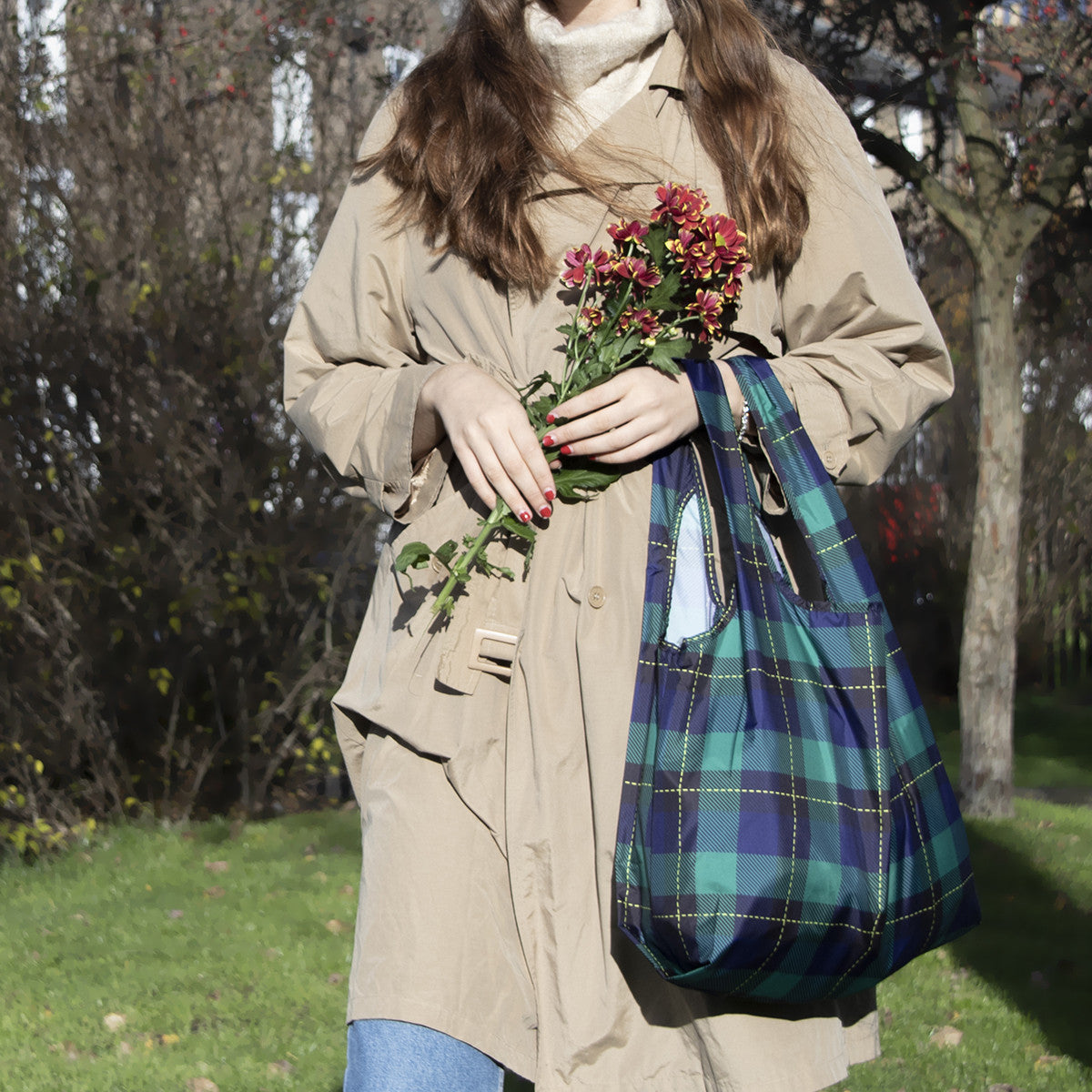 Reusable Shopper Tote | Tartan