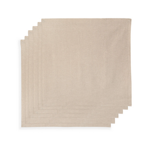 Organic Cotton Napkin Set of 6 | Dune