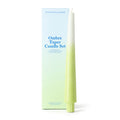 Ombre Taper Candle Set | Neon Yellow