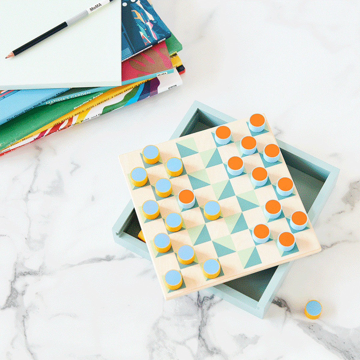 MoMa Chess & Checkers Set
