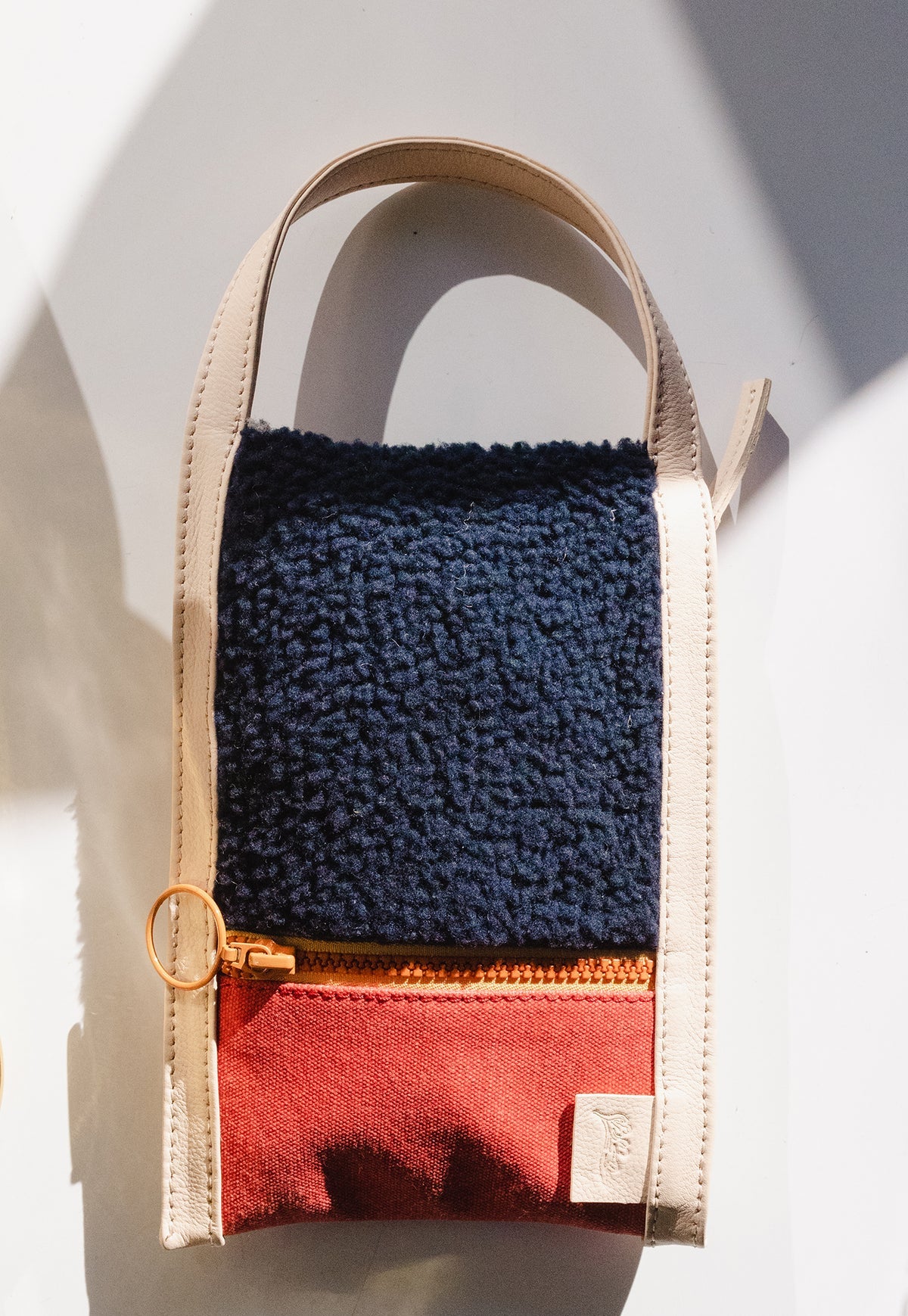 Shearling Clutch | Red