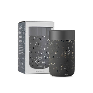 Porter Ceramic Mug | Charcoal Terrazzo 480ml