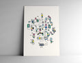Party Animals | Art Print
