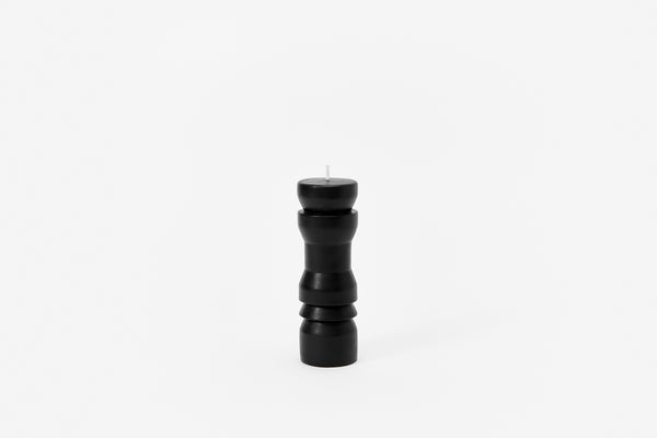 Totem Candle | Black Medium