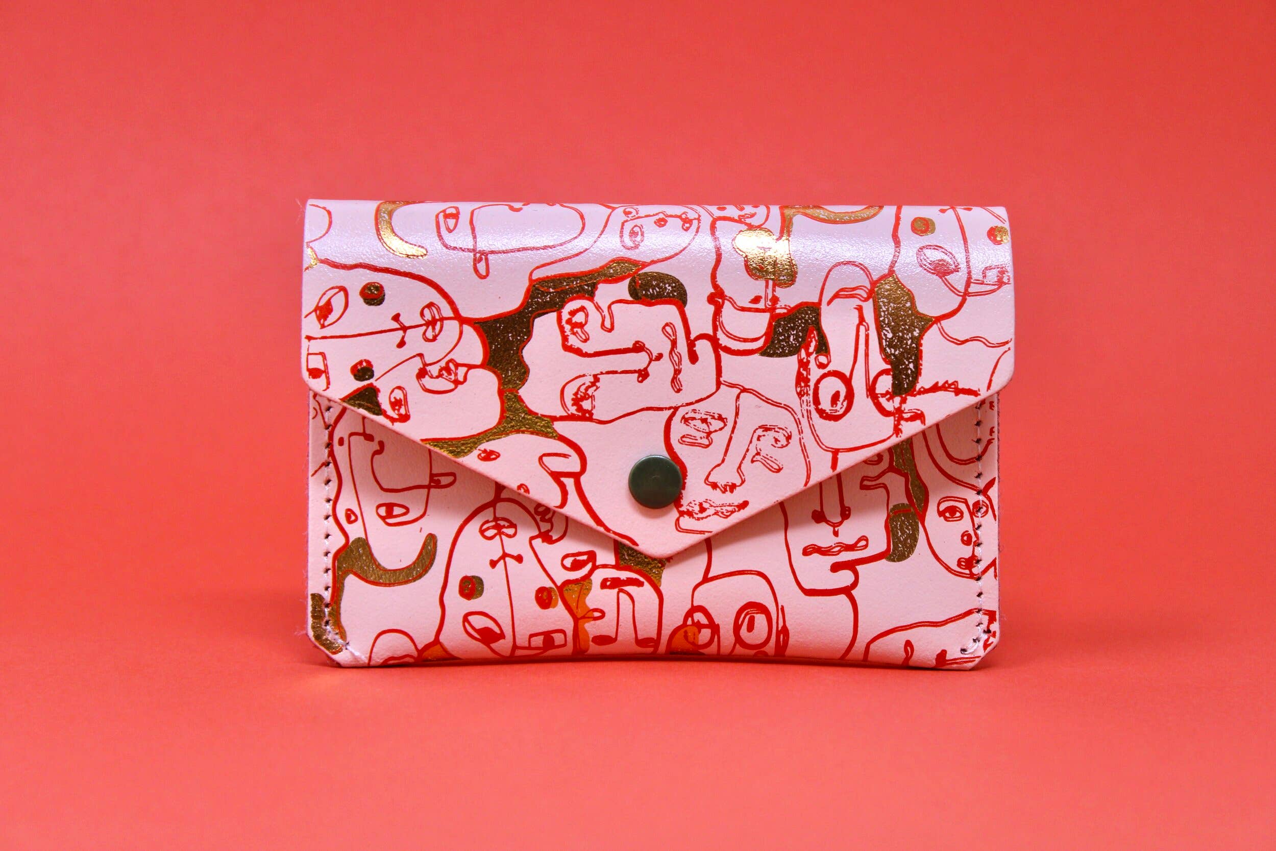 Many Faces Popper Purse | Pale Pink