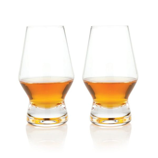 Raye Crystal Scotch Glasses | Set of 2