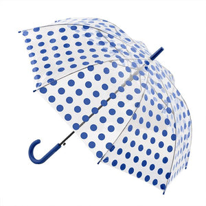 Deluxe Auto PVC Umbrella | Navy Spot
