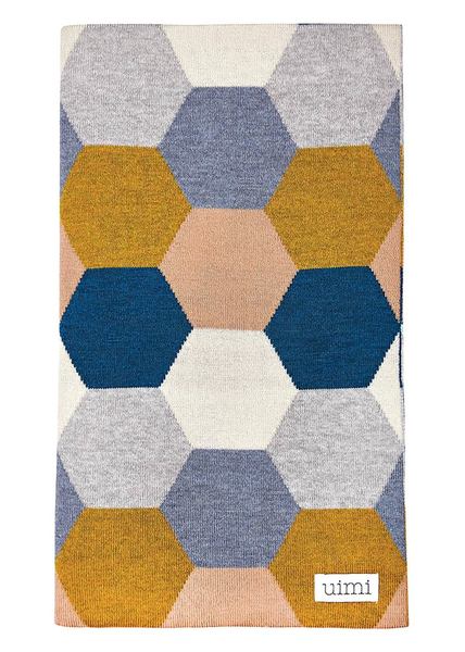 Merino Blanket | Honey Shibori