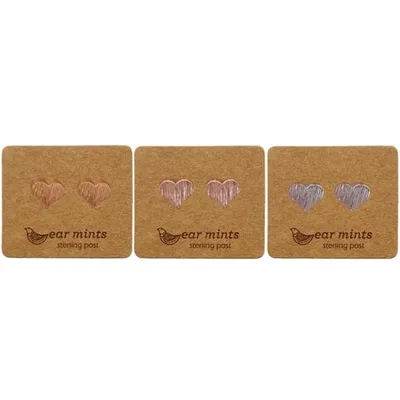 Earmints | Brushed Heart - Various Colours Available